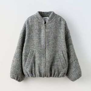 Zara- Textured Gray Jacket